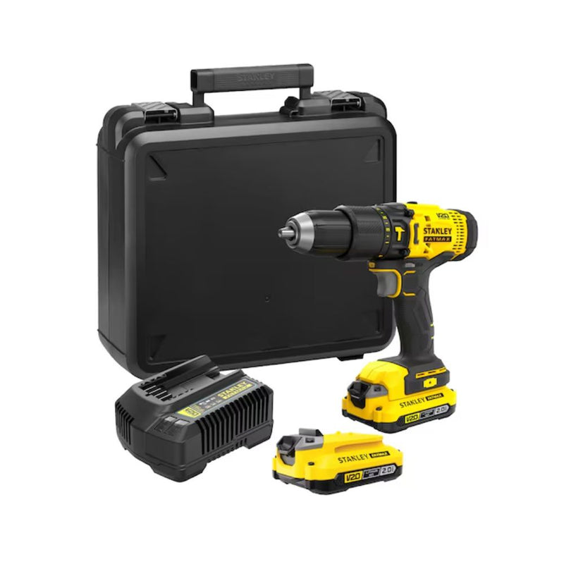 Stanley 20V 2.0AH Li-on Brushed Hammer Drill 50NM SCD711D2K-B1