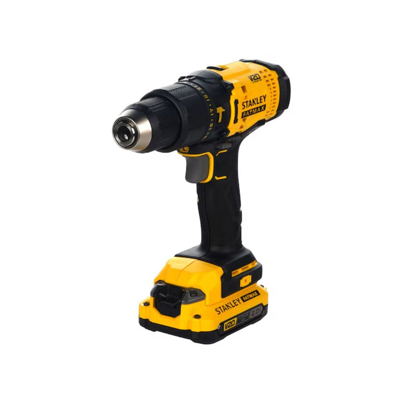 Stanley 20V 2.0AH Li-on Brushed Hammer Drill 50NM SCD711D2K-B1