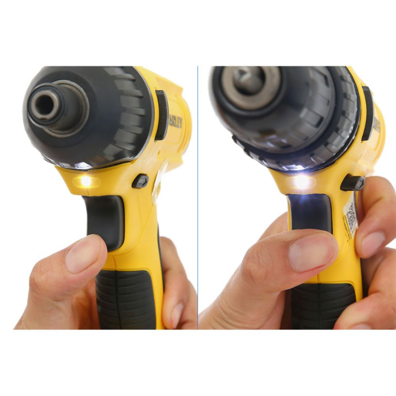 Stanley 12V Hammer Drill & Impact Drill Combo Kit SCHI121S2FK-B1