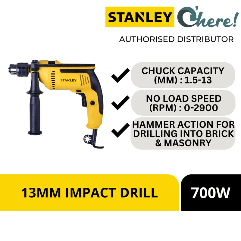 Stanley 13mm Hammer Drill 700W SDH700K-XD