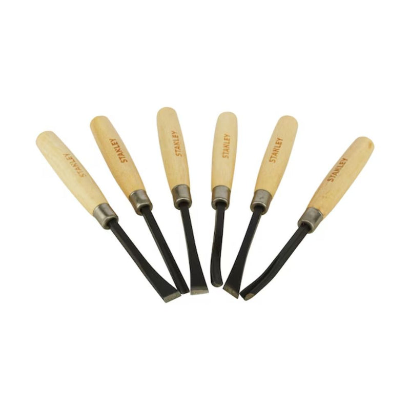 Stanley Chisel Set Wood 1/4" 6 Pieces