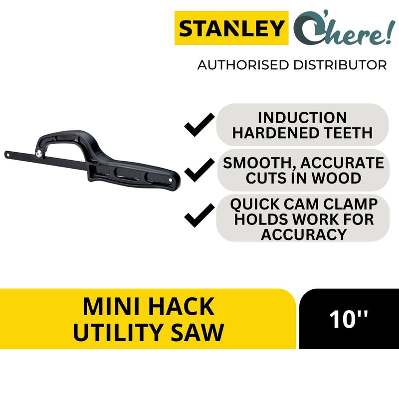 Stanley Mini Hack Utility Saw 10 Inches