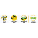 Stanley Standard Box Beam Level, 40/60cm, Yellow