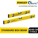 Stanley Standard Box Beam Level, 40/60cm, Yellow