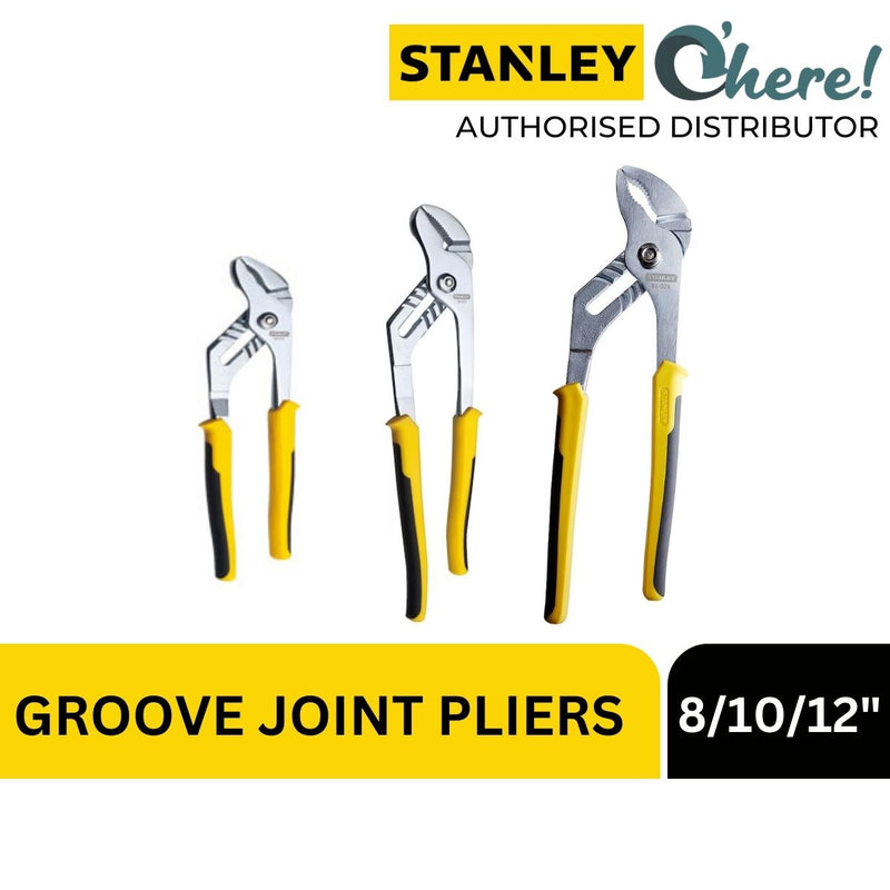 Stanley Groove Joint Pliers 8/10/12 inch