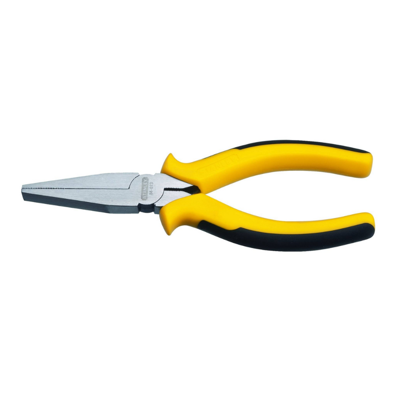 Stanley Dynagrip Flat Nose Pliers, 6in