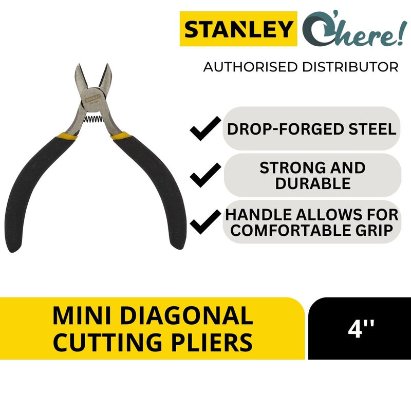 Stanley Mini Diagonal Cutting Pliers 4 Inches