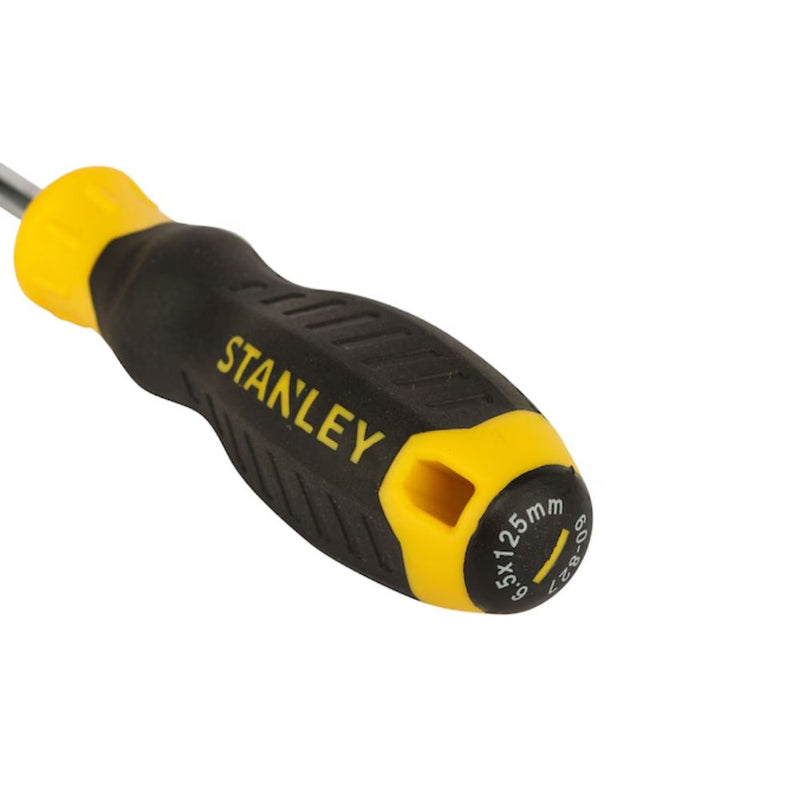 Stanley Cushion Grip Slotted Screwdriver 6.5MM x 125MM