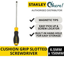 Stanley Cushion Grip Slotted Screwdriver 6.5MM x 150MM