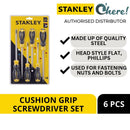 Stanley STMT66672 Cushion Grip Screwdriver Set 6 Pcs