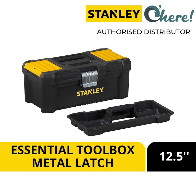 Stanley Essential Tool Box with Metal Latch 12.5"/16"/19"