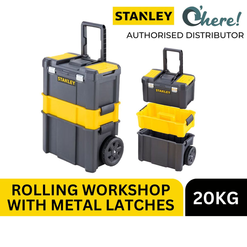 Stanley Essential Rolling Workshop With Metal Latches 20kg STST1-80151