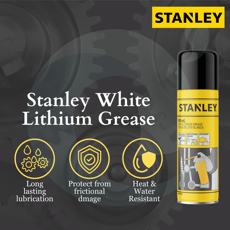 Stanley White Lithium Grease 450ml