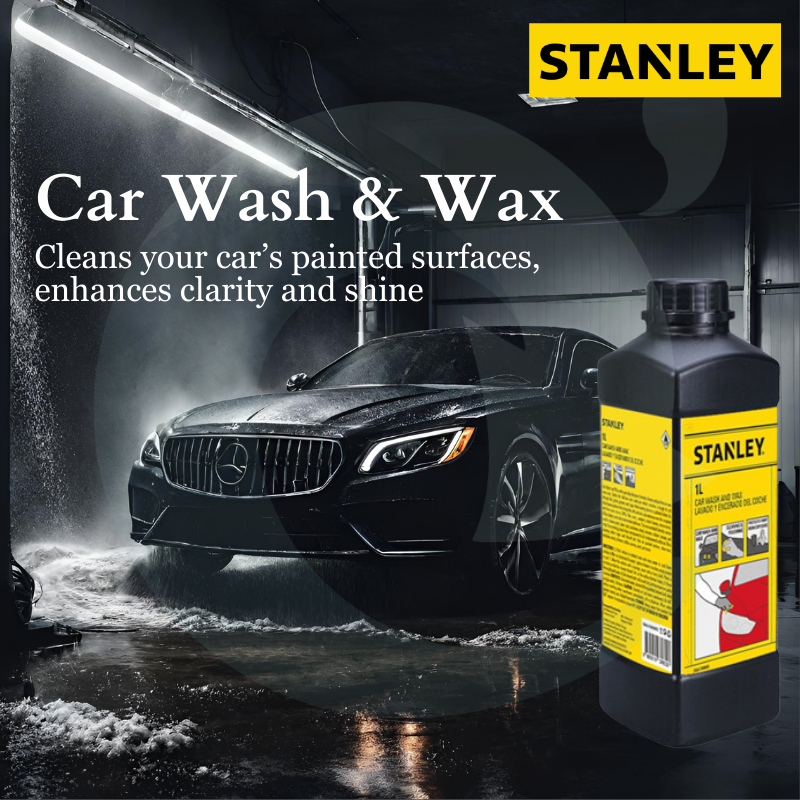 Stanley Car Wash and Wax 1000ml