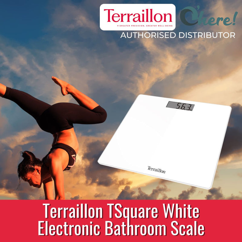 Terraillon Bathroom Weighing Scale White