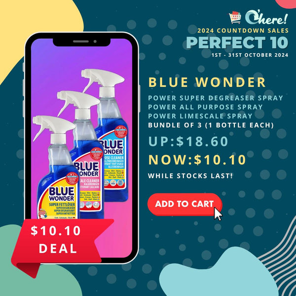 Perfect 10 - $10.10 Deal Blue Wonder Bundle of 3