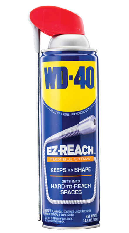 WD-40 Multi-Purpose Lubricant with EZ-Reach Flexible Straw 14.4 Oz