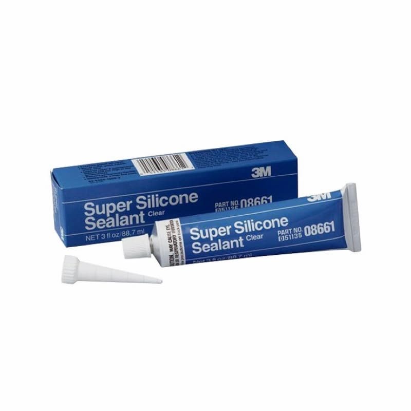 3M Clear Super Silicone Seal 3Oz Tube 12/Cs