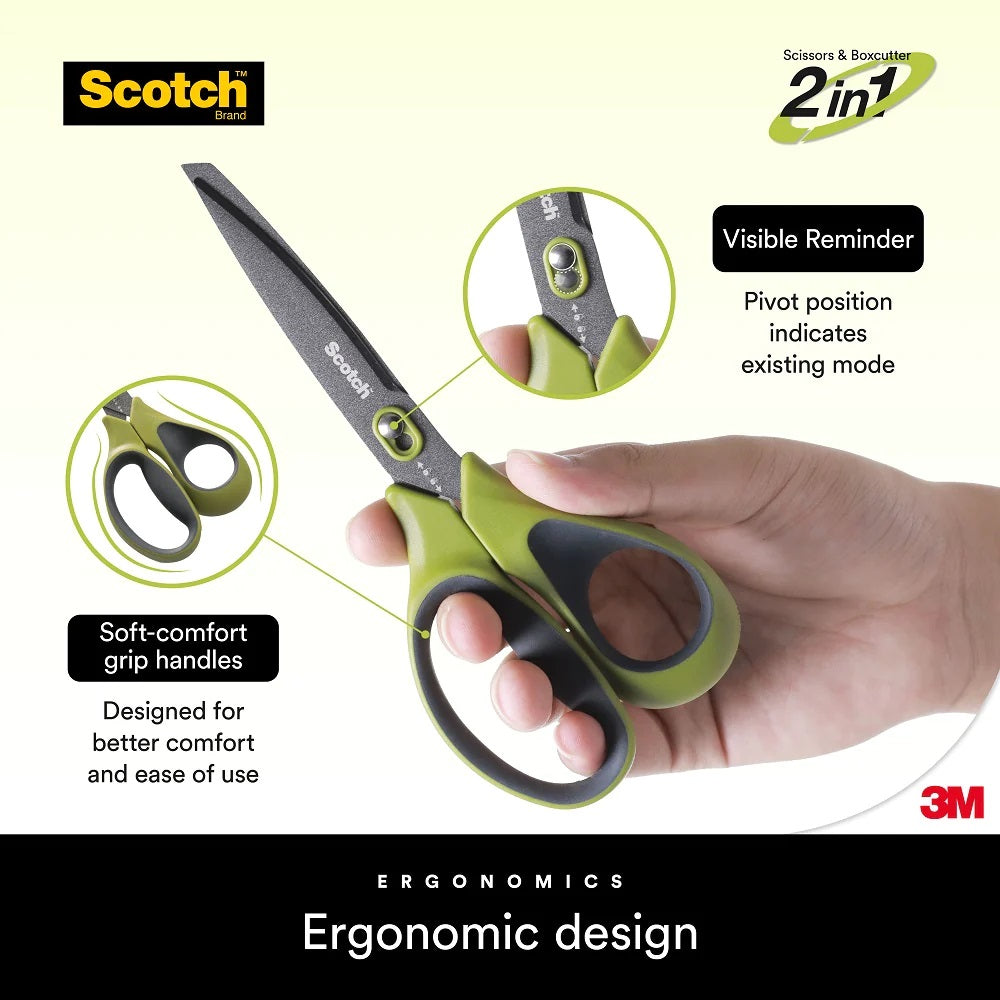 The all-new innovative Scotch™ Unboxing Scissors from 3M for an