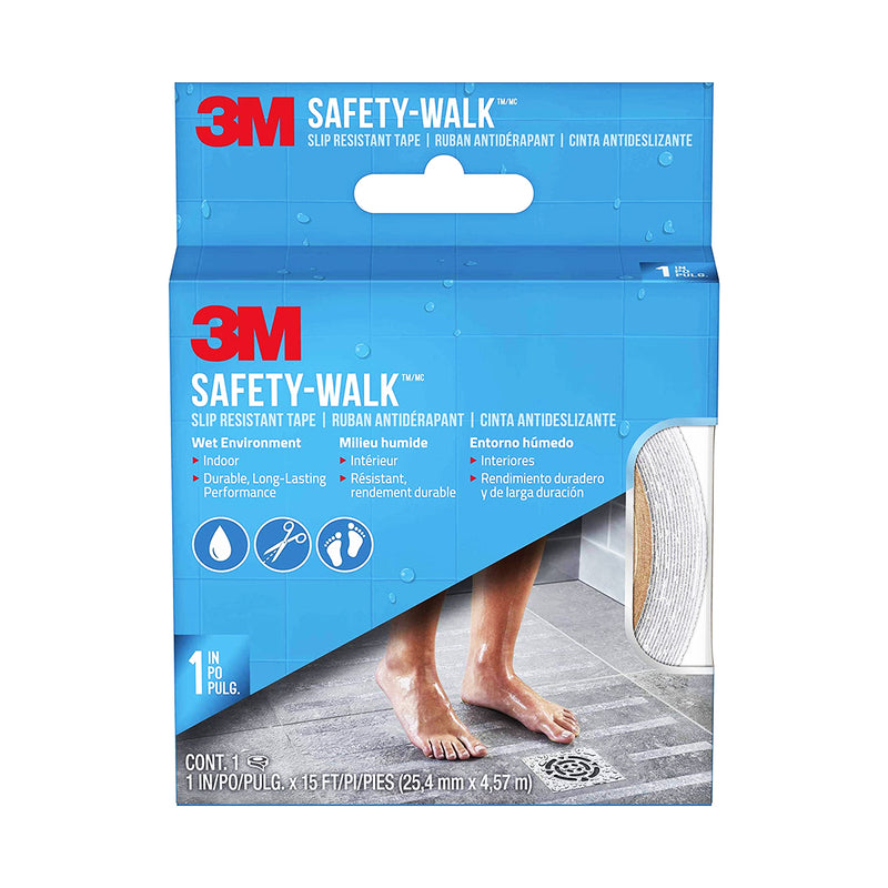 3M Safety Walk Tub & Shower Clear 1'' X 180''