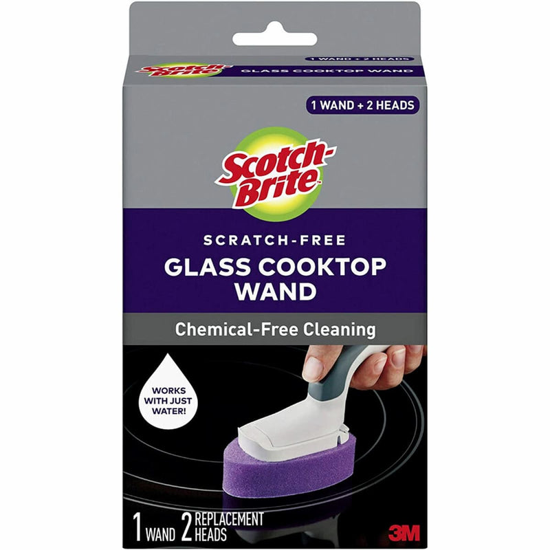 3M Scotchbrite Glass Cooktop Wand (1 Wand, 2 Replacement Heads)