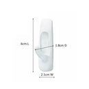 3M Command Small Hooks Value Pack 6 Hooks/12 Strips/0.45 Kg