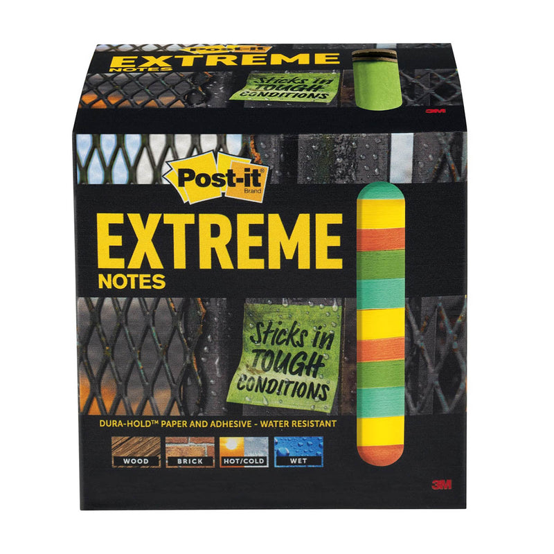 3M Post-it  Extreme Note 3 Inch X 3 Inch 12 Pads