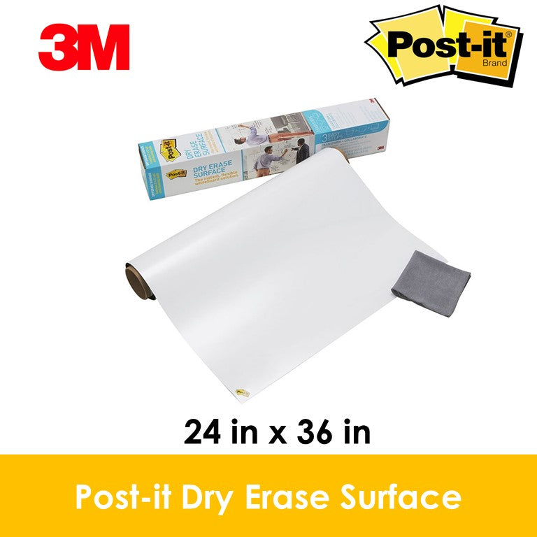 3M Post-it 3M Post-it Dry Erase Surface 24" X 36"