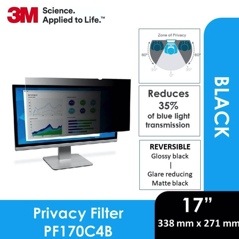 3M PF170C4B Privacy Filter (270.8 mm X 338.4 mm) 2013