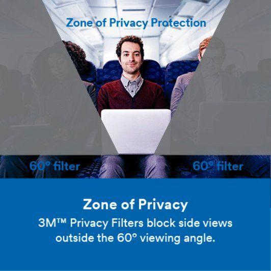3M PF215W9B Privacy Filter Widescreen (268.3 mm X 476.7 mm) 8530