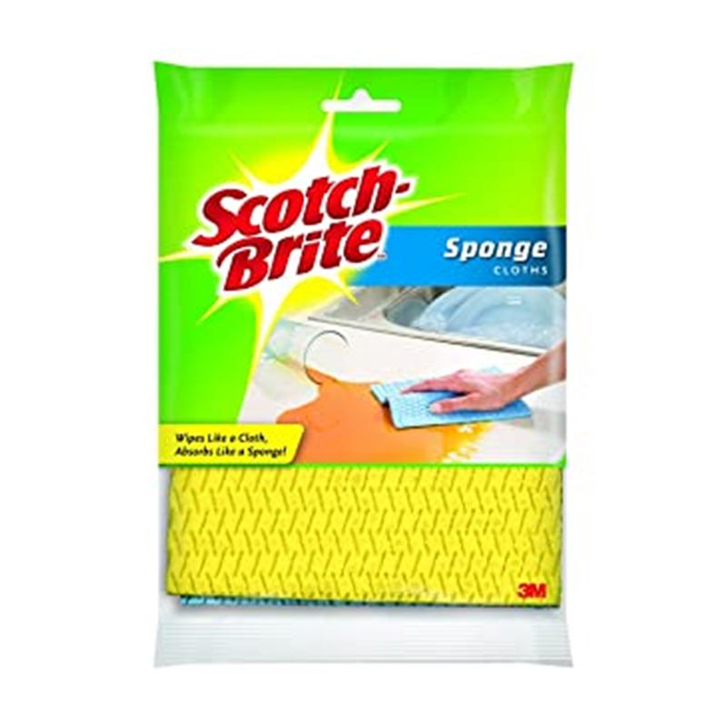 3M Scotchbrite Sponge Cloth 2 Pcs