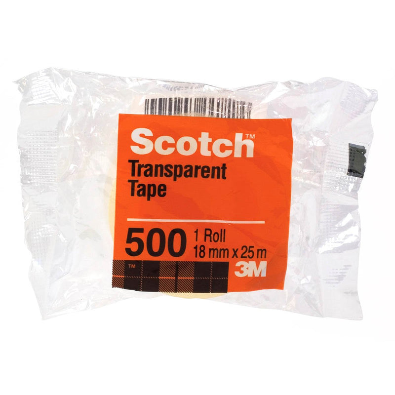 3M Scotch Utility Transparent Tape 18 mm X 25 Meter
