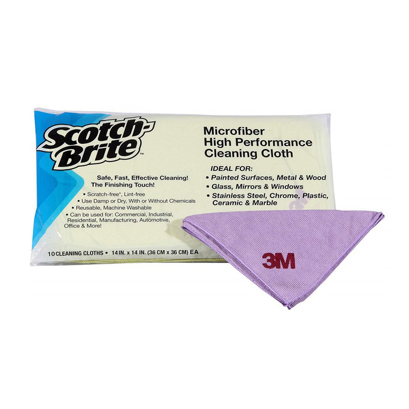 3M Scotchbrite Microfibre Wipe 36 cm X 36 cm Purple
