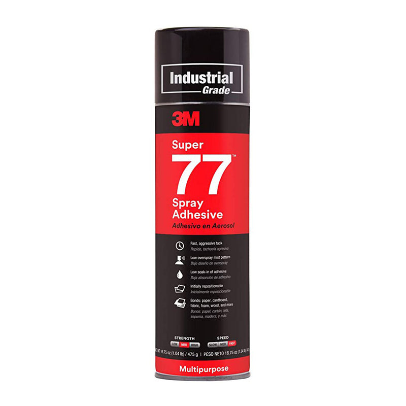 3M Super 77 Spray Adhesive 13.2 Oz (375 gm)