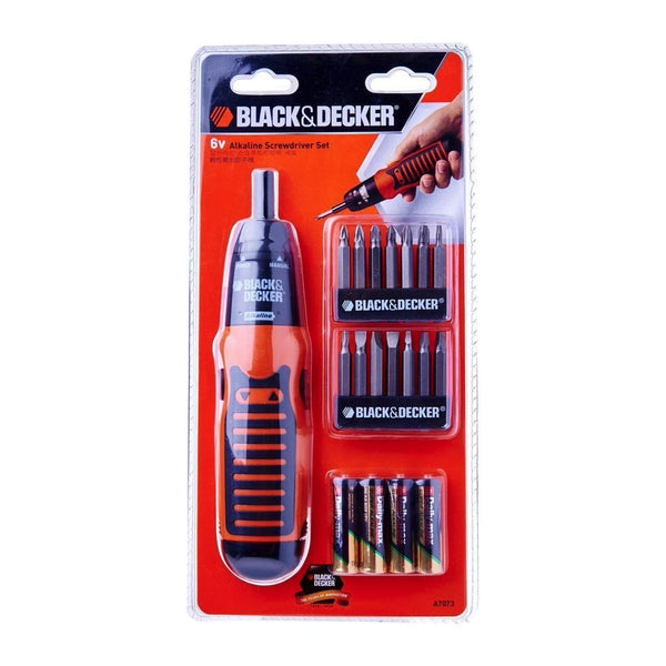 Black and deals decker alkaline screwdriver