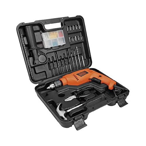 Unboxing and testing BLACK+DECKER BEH850KA32 Impact drill + 32 Acc. in case  - Bob The Tool Man 