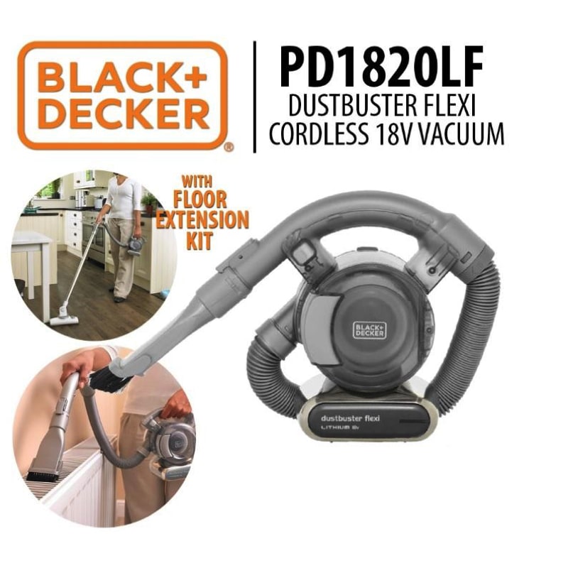 Black & Decker 18V Lithium Ion Flexi Vacuum/Floor Extension