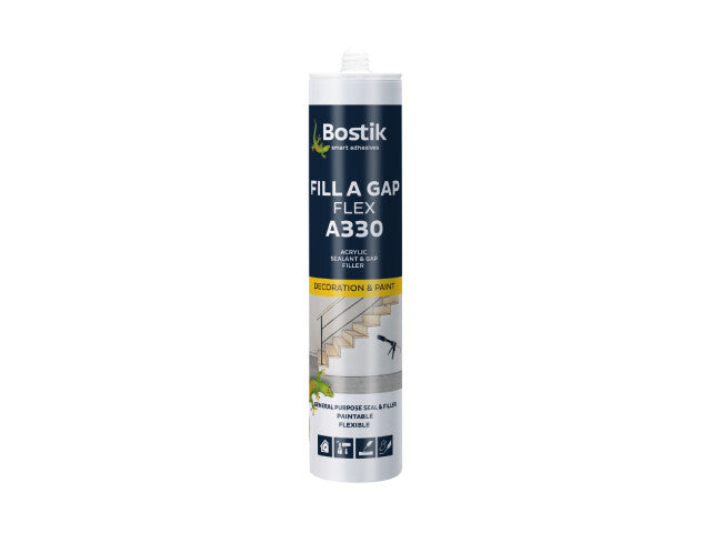 Bostik A330 Fill a Gap Paintable Acrylic Silicone Sealant