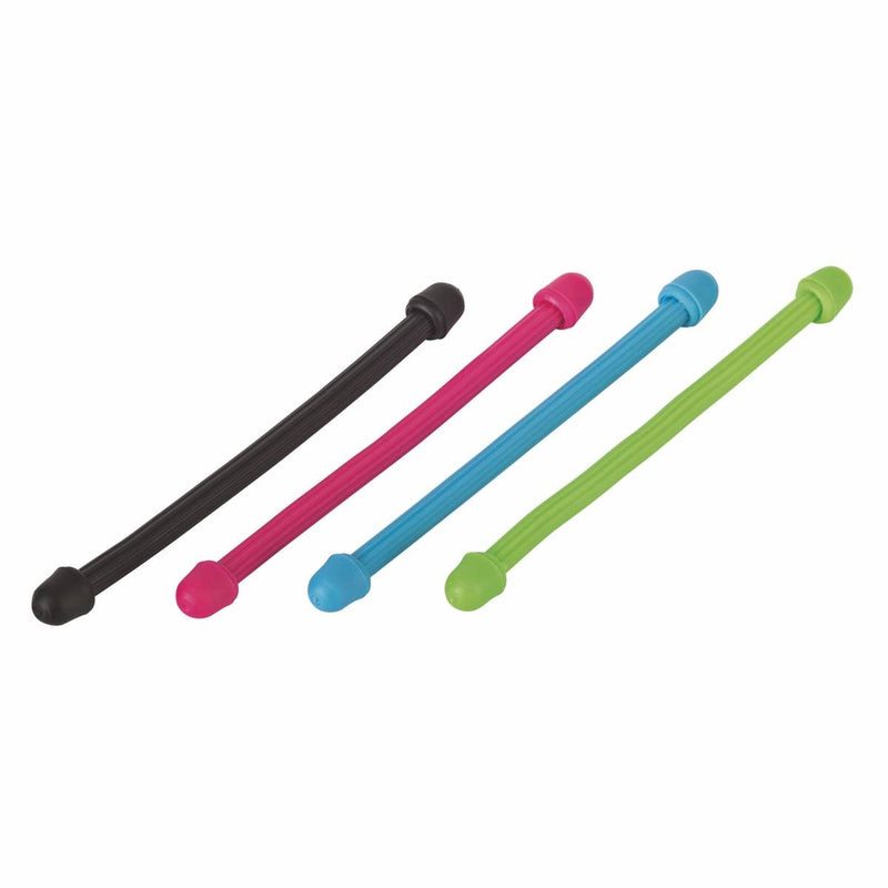 Fix-O-Moll Cable Ties 4 Colors 7,6 cm Black X 1, Pink X 1, Light Blue X 1, Light Green X 1