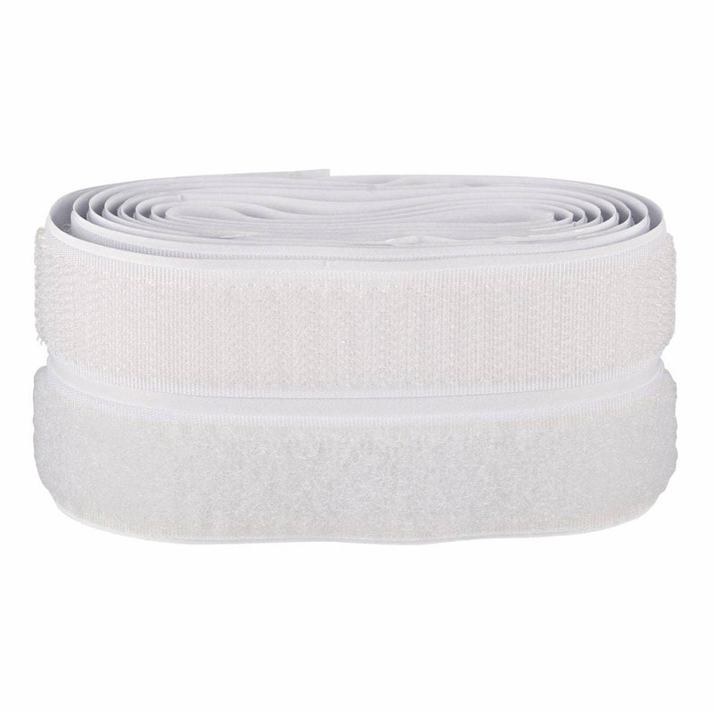 Fix-O-Moll Touch Fastener Tape Adhesive White 60 cm X 20 mm