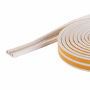 Fix-O-Moll P-Profile Self Adhesive Weather Strip White 6 Meter
