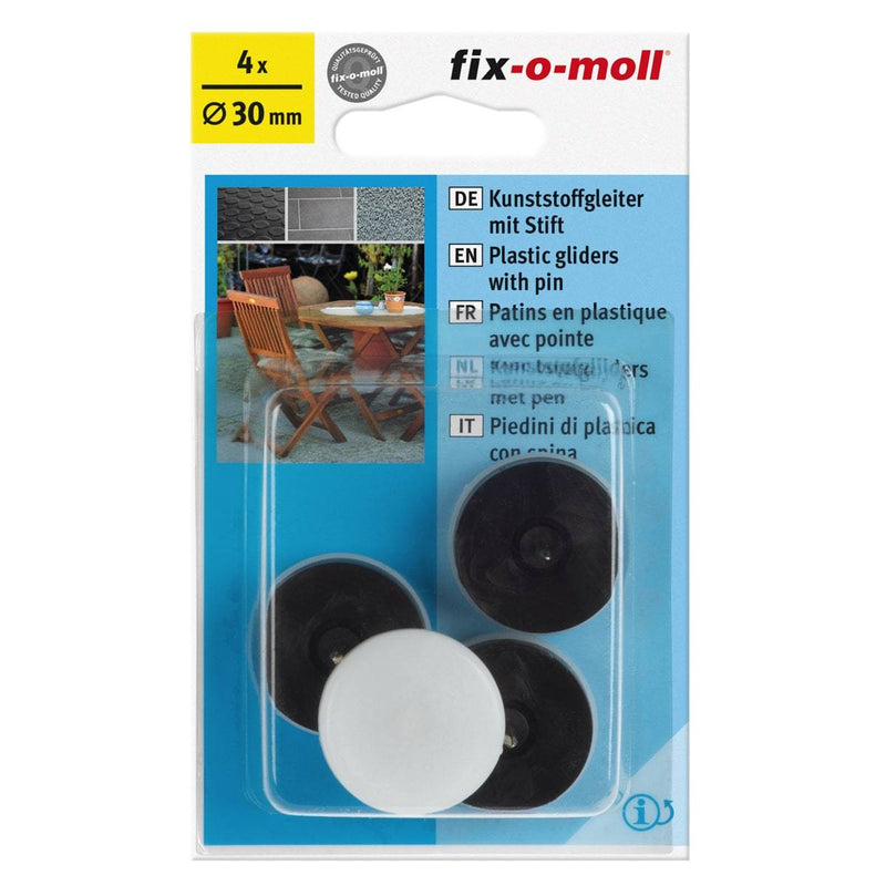 Fix-O-Moll Plastic Slider with Pin Dia 30 mm