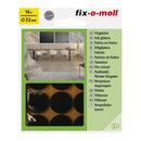 Fix-O-Moll Felt Gliders Self Adhesive Brown Dia 22 mm