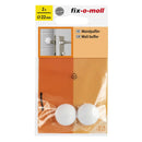 Fix-O-Moll Wall Buffer Self Adhesive White Dia 22 mm