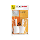 Fix-O-Moll Doorstop with Screw White