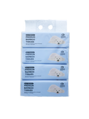 Cloversoft Plant-Based Unbleached Bamboo Tissues 2 Ply 4 X 150 Sheets