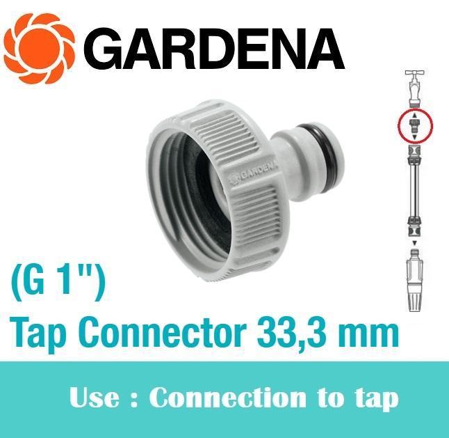 Gardena Tap Connector G1" 33.3 mm