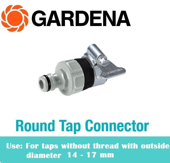Gardena Round Tap Connector 14 - 17 mm