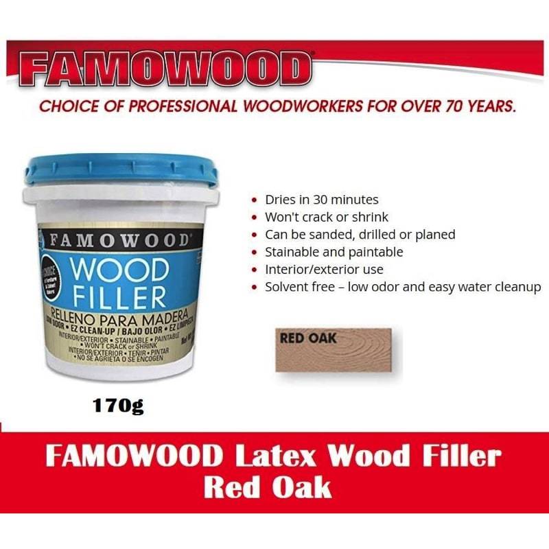 Famwood Filler (Red Oak) 6 Oz/170 gm
