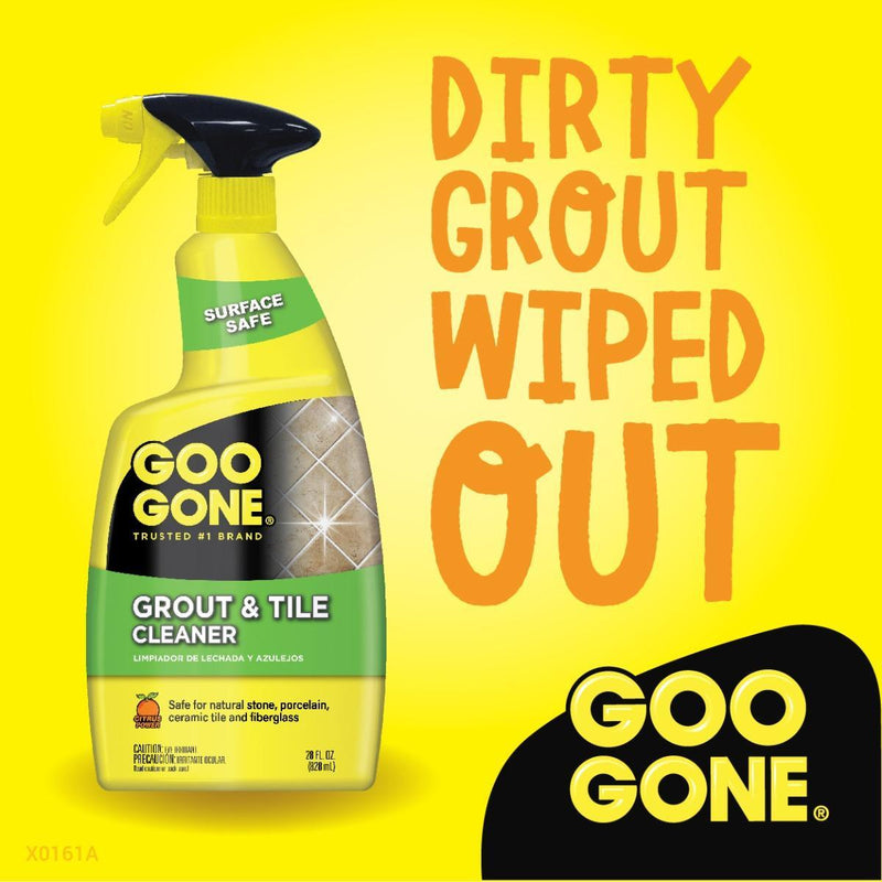Goo Gone Grout & Tile Cleaner Spray, 28 Oz